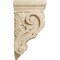 Ekena Millwork 3 1/2"W x 4 3/8"D x 7 7/8"H Small Grape Bunches Corbel, Rubberwood COR03X04X07GRRW - alternate 3